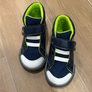 Toddler boy See Kai Run Navy Sneakers